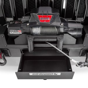 Jeep Wrangler Bumper - Front - Go Rhino - Trallenge, Stubby, Winch Ready - Black - `07-`20